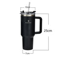 Copo Térmico ROMANTIC CROWN 40OZ – Aço Inoxidável 304, Isolamento a Vácuo e Canudo